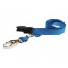 10mm Light Blue Lanyards with Breakaway and Metal Lobster Clip - Pack of 100